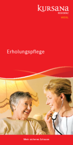 Kursana Residenz Wedel Flyer Erholungspflege