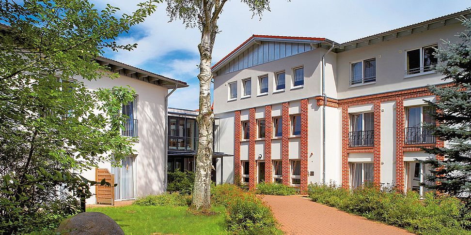 Das Pflegeheim Rastow – Haus Achterfeld in der Frontalansicht