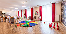Aktiv im Therapieraum des Pflegeheims Eschenburg.