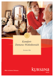 Broschüre Betreuung von Menschen mit Demenz im Villa Komfort-Wohnbereich