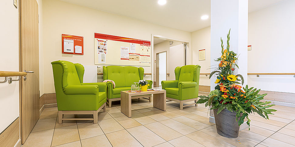 Das schöne Foyer im Pflegeheim Eschenburg 