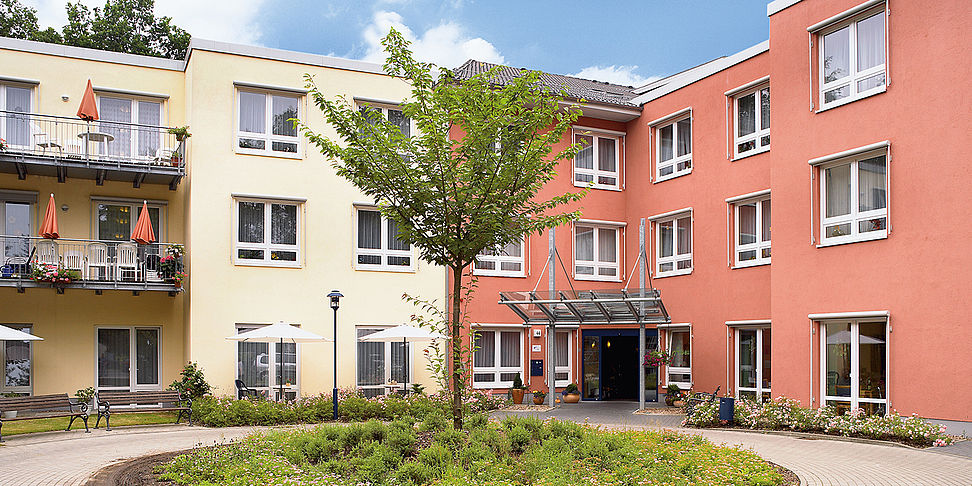 Das Pflegeheim Bremen in der Frontalansicht