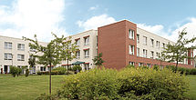 Das Pflegeheim Grimmen in der Frontalansicht