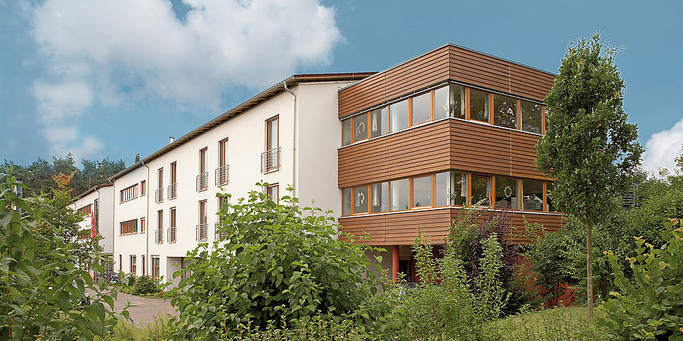 Das Pflegeheim Torgelow, Haus am Tanger in der Frontalansicht