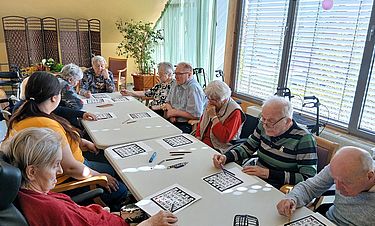 „Bingo!“ heißt es einmal die Woche im Kursana Domizil Wittenberg. 