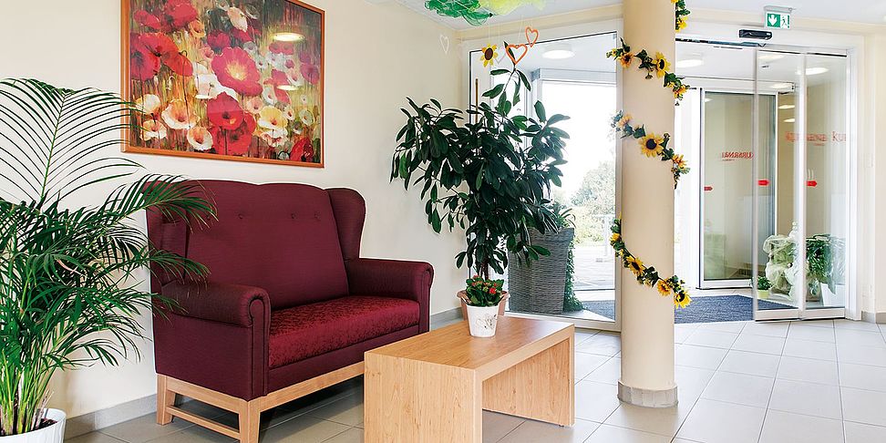 Das schöne Foyer im Pflegeheim Otzberg