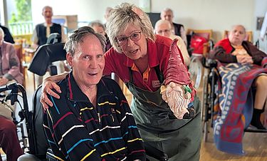 Musik, Erinnerungen und Geschichten: Steffi Hopfgarten mit Heinz Schlönvoigt. 