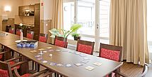 Der wohnliche Tagesraum im Pflegeheim Seligenstadt