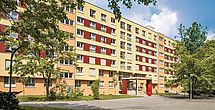 Das Pflegeheim Berlin Marzahn in der Frontalansicht