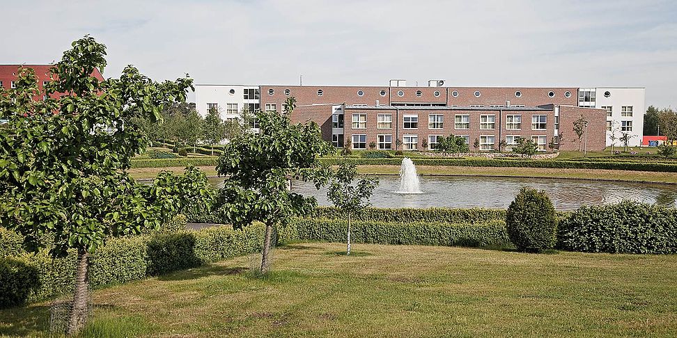Das Pflegeheim Lingen mit seinem idyllischen Garten