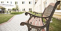 Der wunderschöne Garten des Pflegeheims Guben