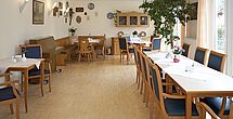 Das einladende und stilvolle Restaurant im Pflegeheim Pullach