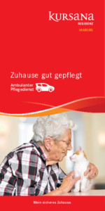 Flyer Ambulanter Pflegedienst der Residenz Hamburg
