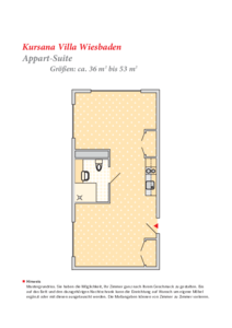 Appart-Suite ca. 36-53 qm