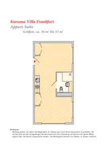 Appart-Suite ca. 36-53 qm