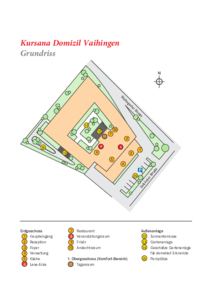 Lageplan Kursana Domizil Vaihingen