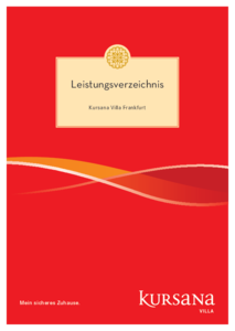 Kursana Villa Frankfurt Leistungsverzeichnis