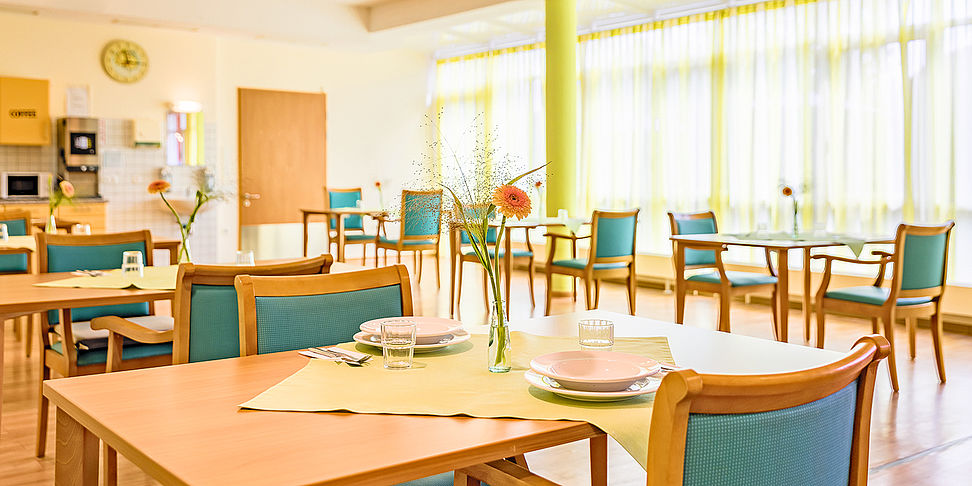 Einladende und stilvolle Restaurant im Pflegeheim Au