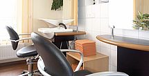 Das betreute Wohnen in Zwickau verfügt über einen hauseigenen Friseursalon.