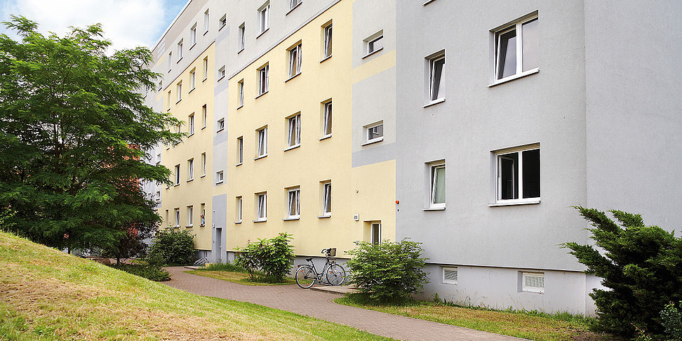 Wohngruppe für behinderte Menschen Forst Haus Wasserturm - Frontalansicht