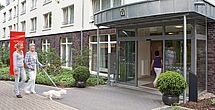 Der Eingang des Pflegeheims Buchholz