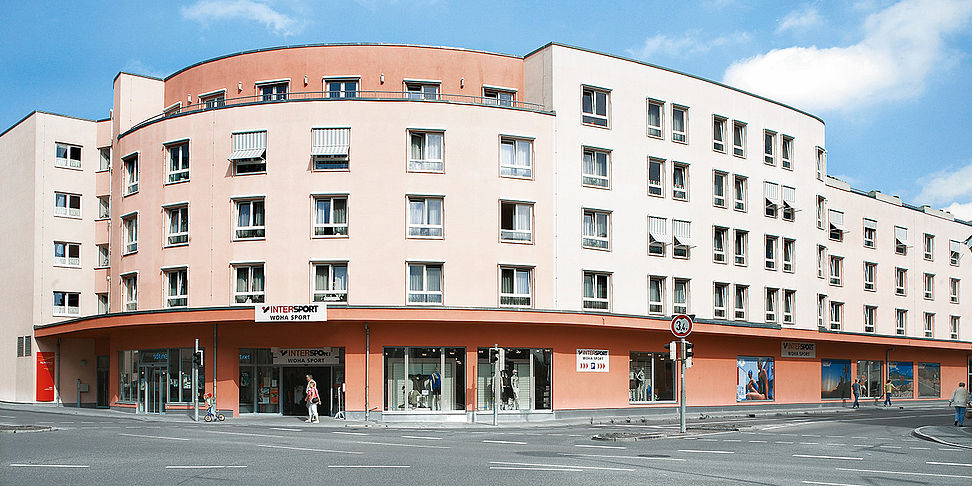 Das Pflegeheim Aalen in der Frontalansicht