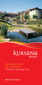 Flyer Kursana Residenz Prien