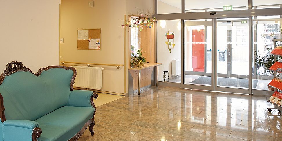 Das schöne Foyer im Pflegeheim Wittenberg