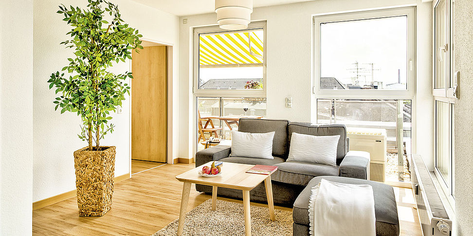 Besuch empfangen im Gaesteappartement des betreuten Wohnens Krefeld