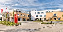 Das Pflegeheim Hamminkeln in der Frontalansicht.