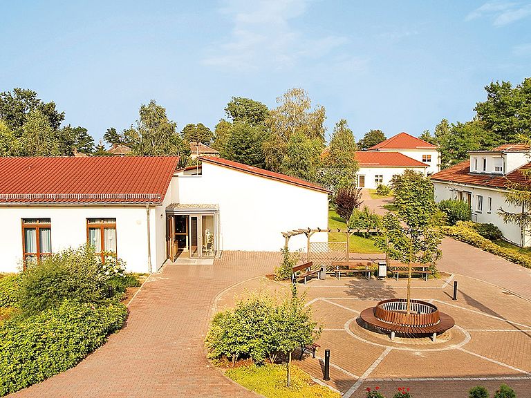 Das Pflegeheim Torgelow - Haus Waldsiedlung in der Frontalansicht