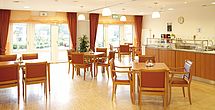 Einladende und stilvolle Restaurant im Pflegeheim Kuenzell