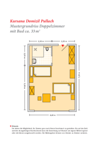 Grundrissbeispiel Doppelzimmer