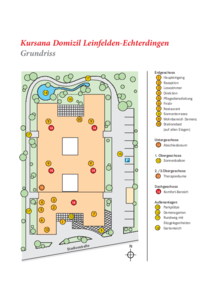Lageplan Kursana Domizil Leinfelden-Echterdingen