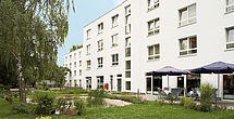 Das Pflegeheim Zwickau in der Frontalansicht