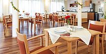 Das einladende und stilvolle Restaurant im Pflegeheim Otzberg