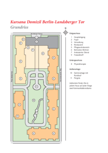 Lageplan Kursana Domizil Berlin Landsberger Tor