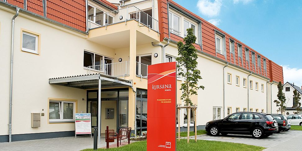 Das Pflegeheim Seligenstadt in der Frontalansicht