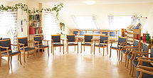 Aktiv im Therapieraum des Pflegeheims Bremen